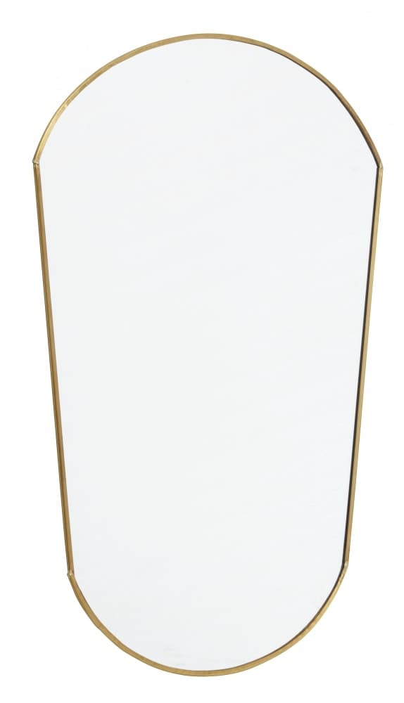 Spegel Oval 51x34 cm Guld