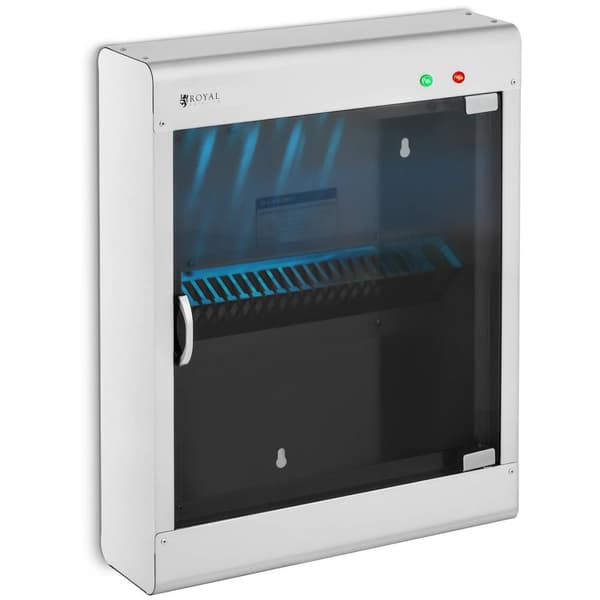 Royal Catering Knivsterilisator - 20 knivar - UV-ljus - Rostfritt stål