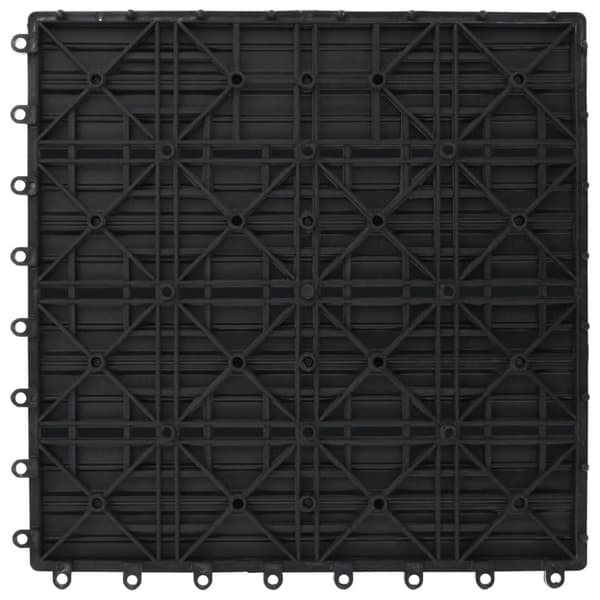 vidaXL WPC Terrassebord 30x30cm 11 stk 1m2 grå