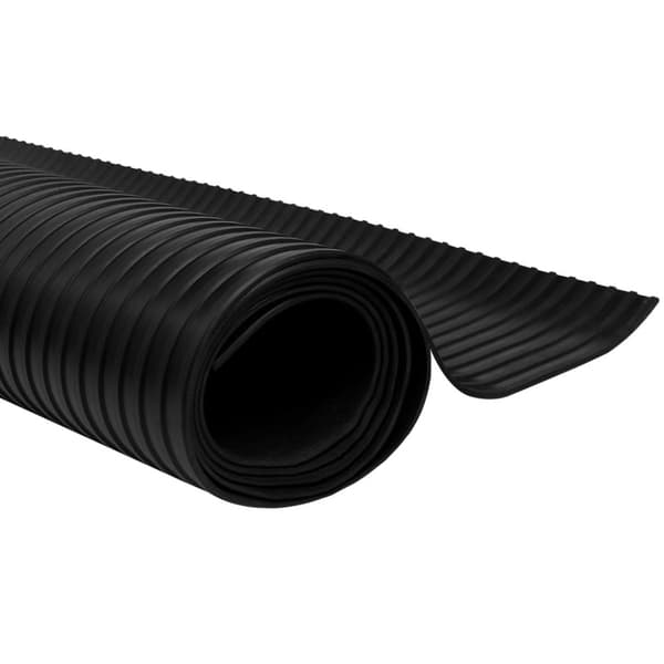 vidaXL Gulvmatte sklisikker gummi 2 x 1 m brede linjer