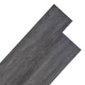 Pikkukuva 1 / 8: vidaXL PVC lattialankku ei-itsekiinnittyvä 5,26 m² 2 mm musta ja valk.