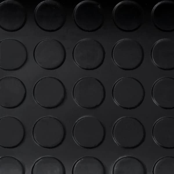 vidaXL Gulvmatte antiskli gummi 1,5x4 m 3 mm prikkmønster