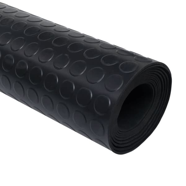 vidaXL Gulvmatte antiskli gummi 1,5x4 m 3 mm prikkmønster
