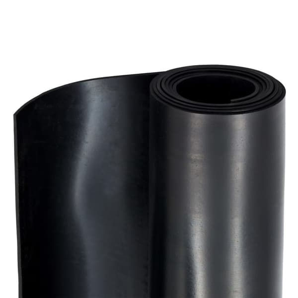 vidaXL Gulvmatte sklisikker gummi 1,2x2 m 3 mm glatt