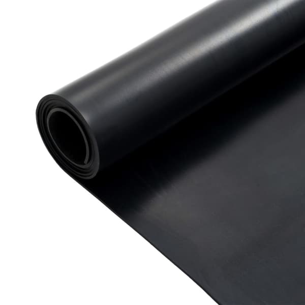 vidaXL Gulvmatte sklisikker gummi 1,2x2 m 3 mm glatt