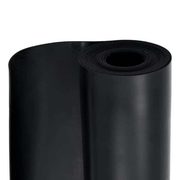 vidaXL Gulvmatte sklisikker gummi 1,2x5 m 2 mm glatt