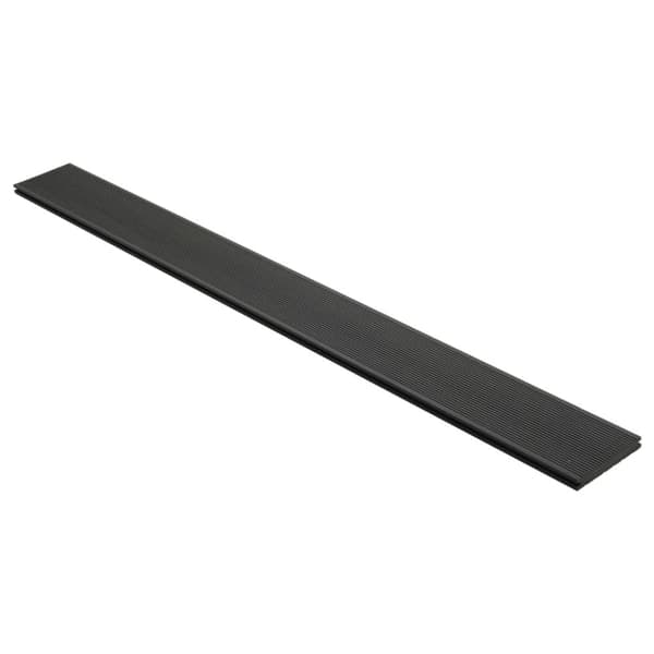vidaXL massive terrassebrædder med tilbehør WPC 26 m² 2,2 m sort