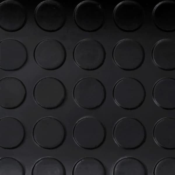 vidaXL skridsikker gulvmåtte Rubber 1,5x2 m 3 mm gummi prikker