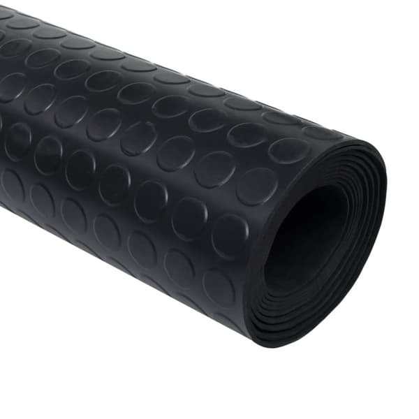 vidaXL skridsikker gulvmåtte Rubber 1,5x2 m 3 mm gummi prikker