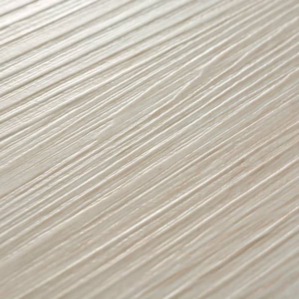 vidaXL Ej självhäftande PVC-golvplankor 5,26 m² 2 mm klassisk ek vit