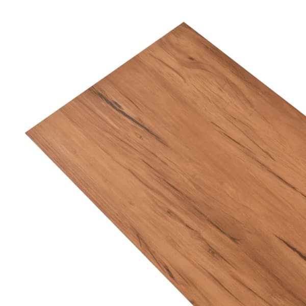 vidaXL Ej självhäftande PVC-golvplankor 5,26 m² 2 mm naturlig alm