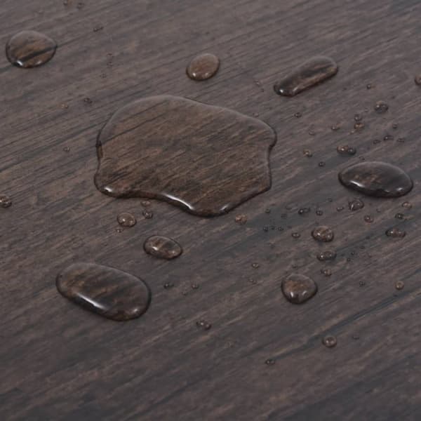 vidaXL Selvklebende gulvplanker PVC 5,02 m² 2 mm mørkebrun
