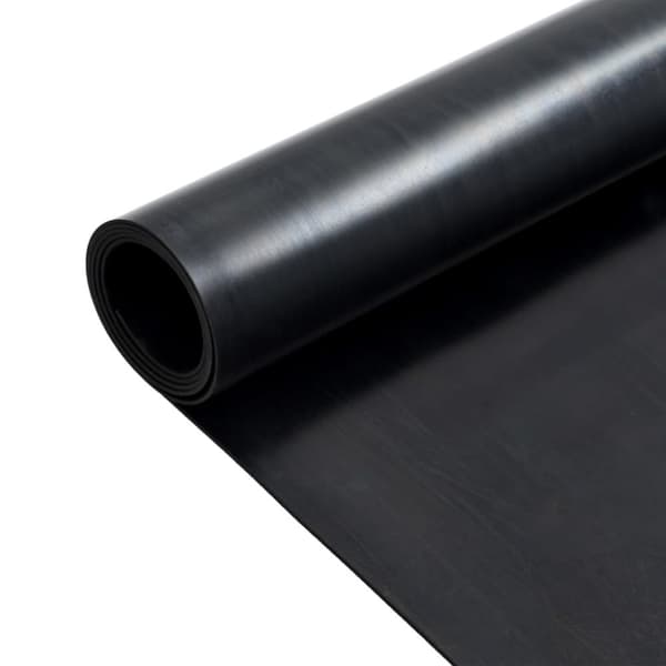 vidaXL Gulvmatte sklisikker gummi 1,2x2 m 2 mm glatt