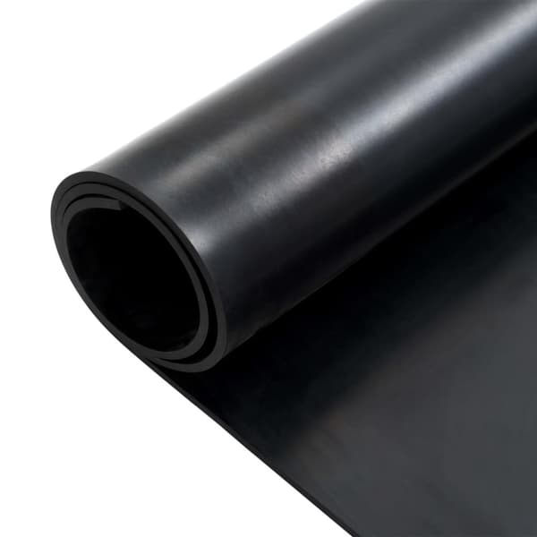 vidaXL Gulvmatte sklisikker gummi 1,2x2 m 8 mm glatt