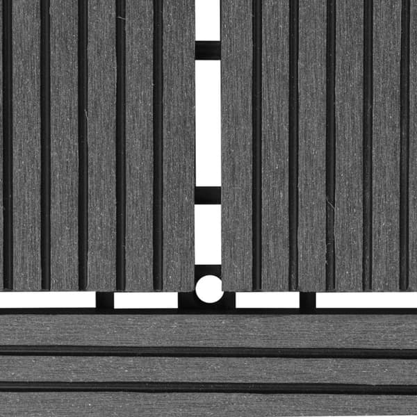 vidaXL Terrassebord 22 stk 30x30 cm 2 kvm WPC grå