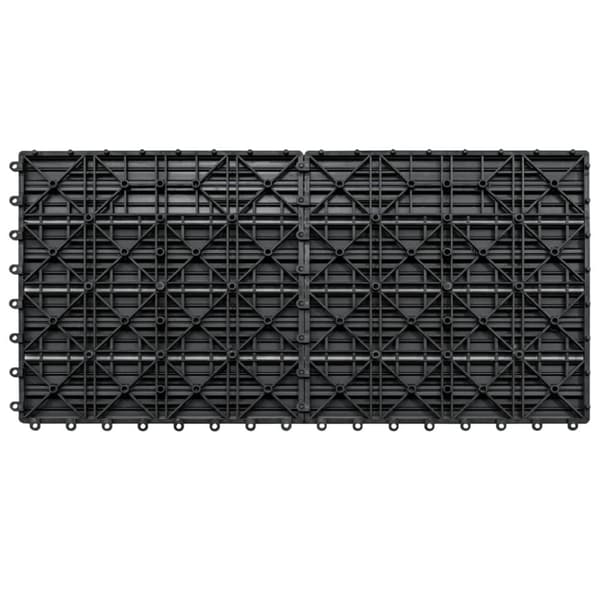 vidaXL WPC Terrassebord 60x30 cm 6 stk 1m² grå