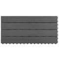Pikkukuva 4 / 6: vidaXL WPC-laatat 60x30 cm 6 kpl 1m² harmaa