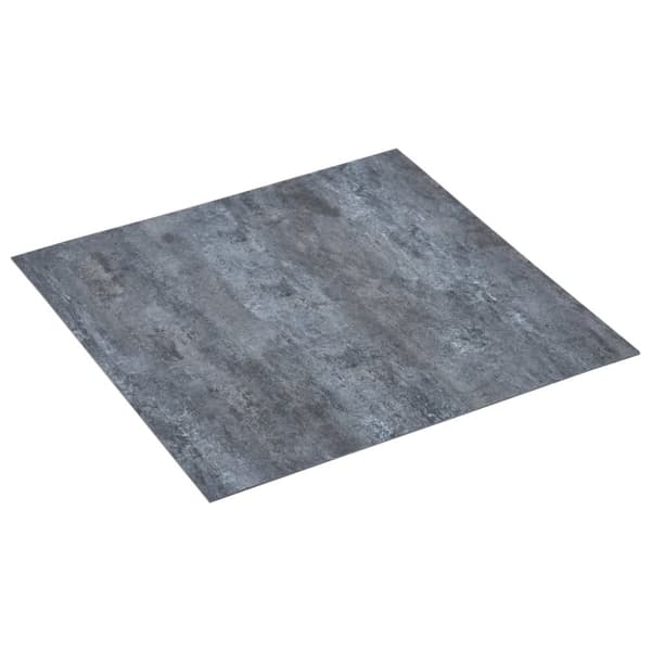 vidaXL Självhäftande golvplankor 5,11 m² PVC grå marmor