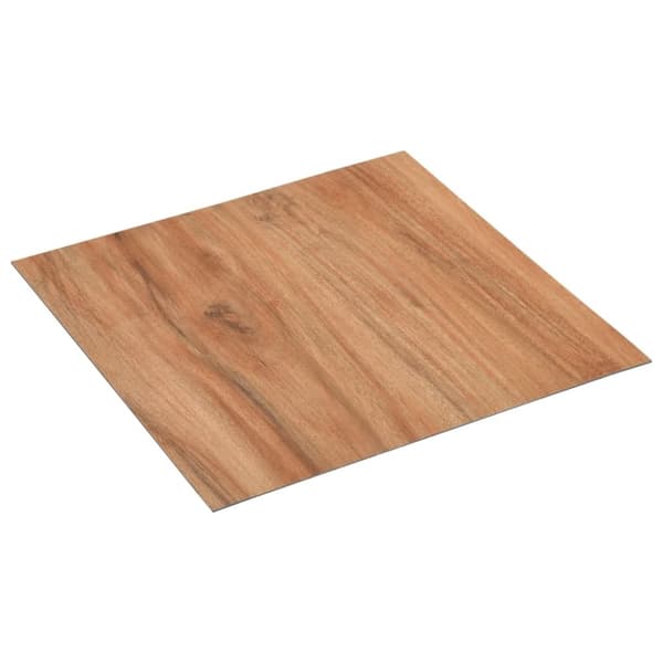 vidaXL Självhäftande golvplankor 5,11 m² PVC ljust trä