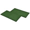 Miniatyrbillede 3 af 6: vidaXL faldfliser 12 stk. gummi 50 x 50 x 3 cm grøn