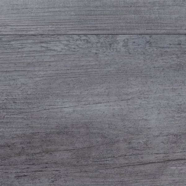 vidaXL PVC-golvbrädor 5,02 m² självhäftande 2 mm mattgrått trä