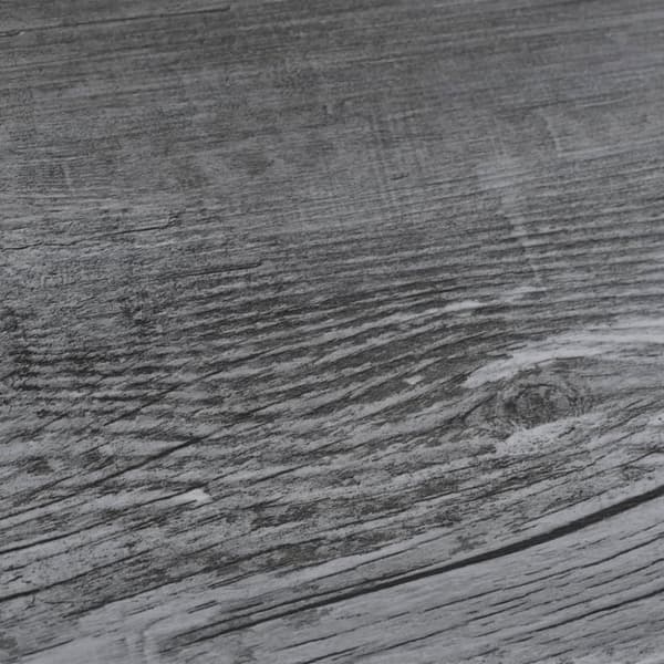 vidaXL PVC-gulvplanker 5,02 m² 2 mm selvklebende blank grå