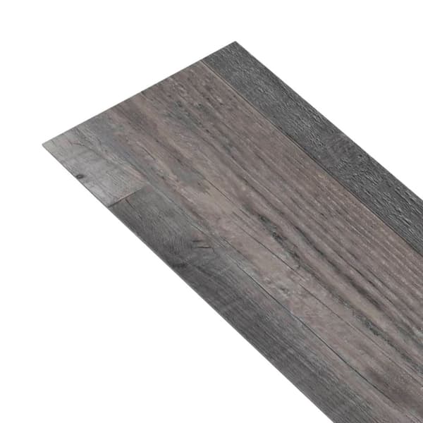 vidaXL PVC-gulvplanker 5,02 m² 2 mm selvklebende industrielt trevirke