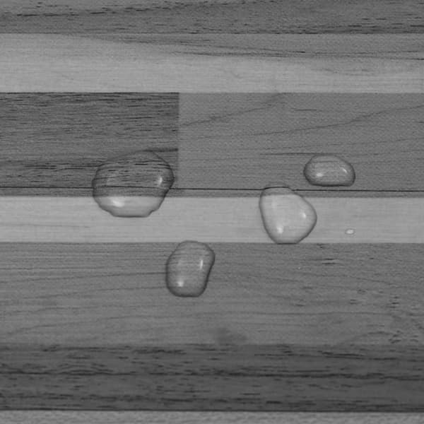 vidaXL PVC-gulvplanker 5,02 m² 2 mm selvklebende stripet grå