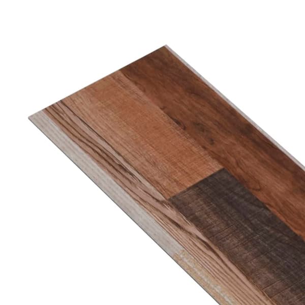 vidaXL selvklæbende PVC-gulvbrædder 4,46 m² 3 mm flerfarvet
