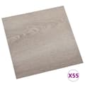 Pikkukuva 2 / 11: vidaXL Itsekiinnittyvä lattialankku 55 kpl PVC 5,11 m² taupe