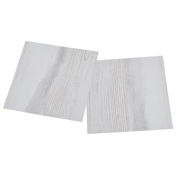 vidaXL Selvklebende gulvplanker 55 stk PVC 5,11 m² lysegrå