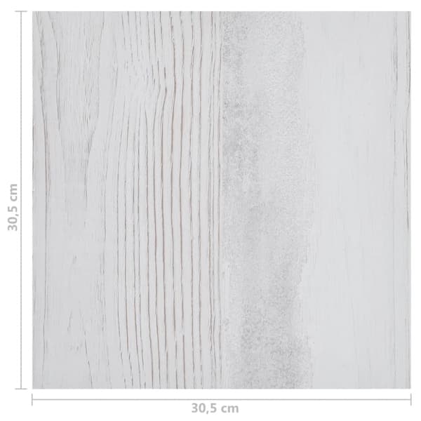 vidaXL Selvklebende gulvplanker 55 stk PVC 5,11 m² lysegrå