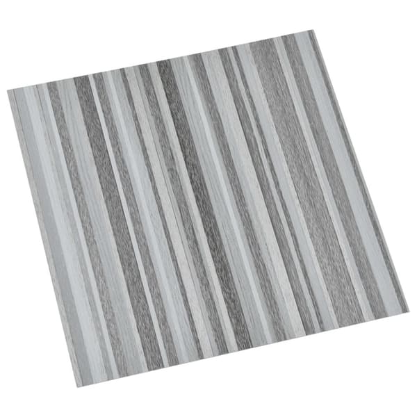 vidaXL Självhäftande golvplankor 55 st PVC 5,11 m² ljusgrå