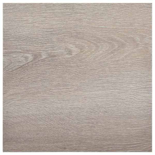 vidaXL Selvklebende gulvplanker 55 stk PVC 5,11 m² gråbrun
