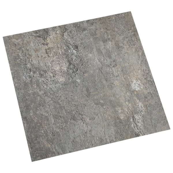vidaXL Självhäftande golvplankor 55 st PVC 5,11 m² grå