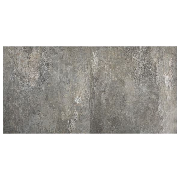 vidaXL Självhäftande golvplankor 55 st PVC 5,11 m² grå