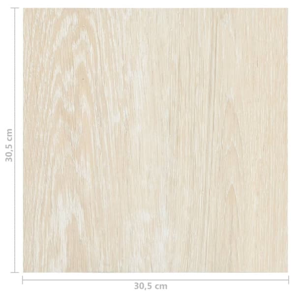 vidaXL Selvklebende gulvplanker 55 stk PVC 5,11 m² beige