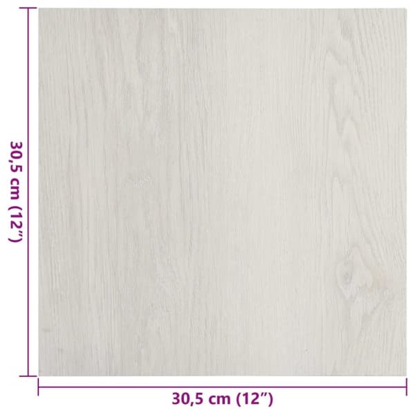 vidaXL selvklæbende gulvbrædder 55 stk. 5,11 m² PVC beige
