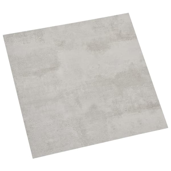 vidaXL Självhäftande golvplankor 55 st PVC 5,11 m² ljusgrå