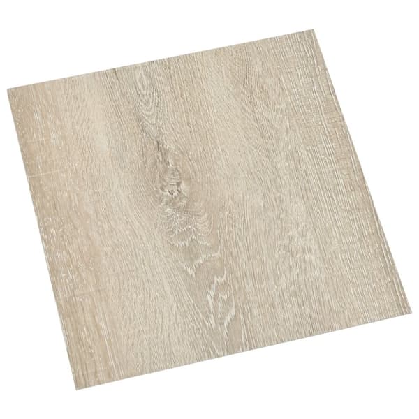 vidaXL Selvklebende gulvplanker 55 stk PVC 5,11 m² beige