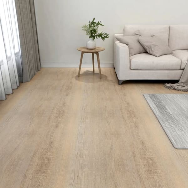 vidaXL Självhäftande golvplankor 55 st PVC 5,11 m² brun