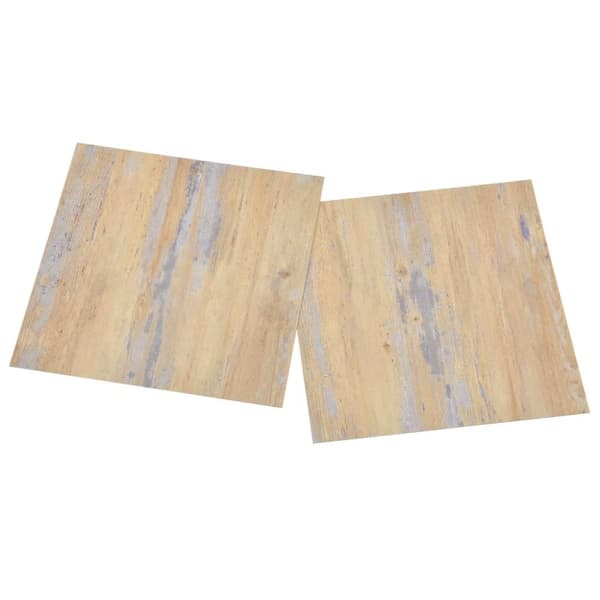 vidaXL Selvklebende gulvplanker 55 stk PVC 5,11 m² brun