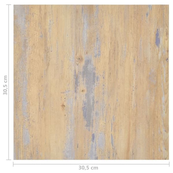 vidaXL Selvklebende gulvplanker 55 stk PVC 5,11 m² brun