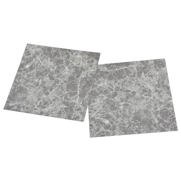 vidaXL Selvklebende gulvplanker 55 stk PVC 5,11 m² betonggrå
