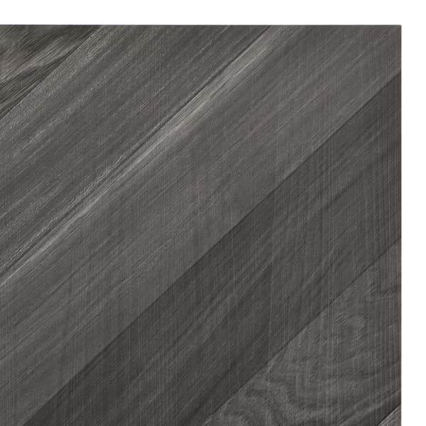 vidaXL Selvklebende gulvplanker 55 stk PVC 5,11 m² grå stripet