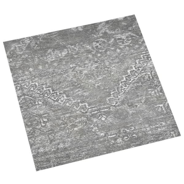 vidaXL Självhäftande golvplankor 55 st PVC 5,11 m² betonggrå