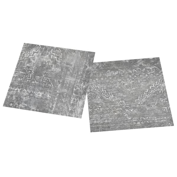 vidaXL Självhäftande golvplankor 55 st PVC 5,11 m² betonggrå