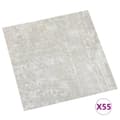 Pikkukuva 2 / 11: vidaXL Itsekiinnittyvä lattialankku 55 kpl PVC 5,11 m² vaaleanharmaa
