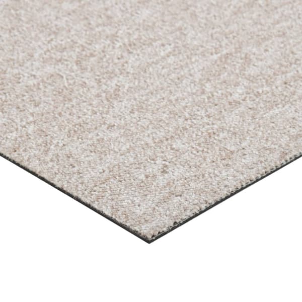 vidaXL tæppefliser 20 stk. 5 m² 50x50 cm lys beige