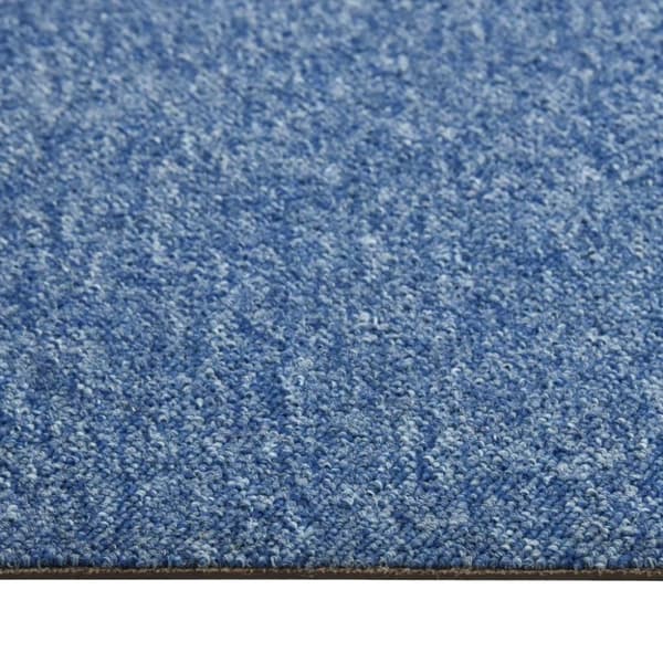 vidaXL Teppefliser gulv 20 stk 5 m² 50x50 cm blå